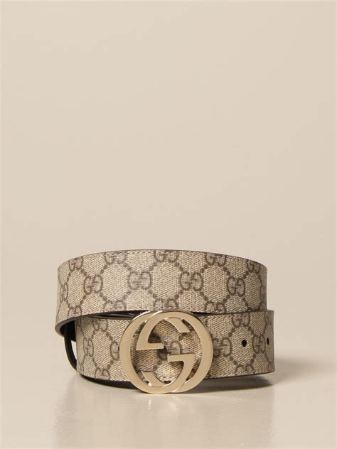 cintura in tessuto gg supreme con kingsnake gucci|Cintura in tessuto GG Supreme con fibbia .